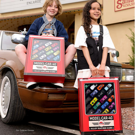 【赠地图*2+路牌路标】mobee锌合金回力车40辆 儿童玩具车跑车 小汽车模型 每一辆都不一样堪比藏品 商品图4