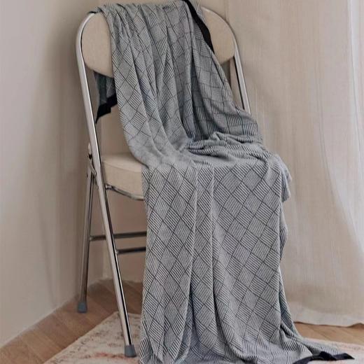 居家空调毯沙发毯 办公室披肩毯子午睡毯 垂坠柔软A类人棉毯 商品图4