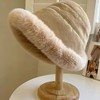 「四款配色！加厚蒙古帽」秋冬加厚毛绒保暖渔夫帽女防寒防风护耳盆帽北方冬天卷边蒙古贝雷配饰 商品缩略图2