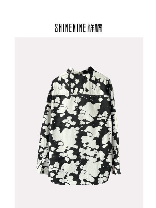 W33402134云朵印花长袖衬衫 商品图1