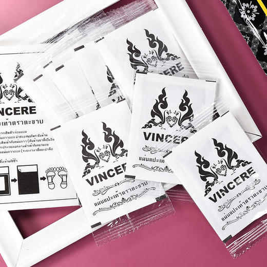 〖泰国品牌〗VINCERE五毒足贴 足部护理足 底足跟足贴  10贴/包 商品图7