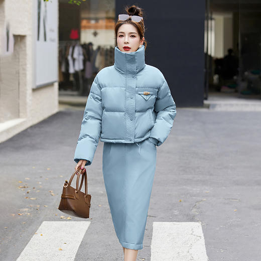 冬季新款，时尚潮流高端大气上档次两件套白鸭绒羽绒服HR-BBL23018 商品图9