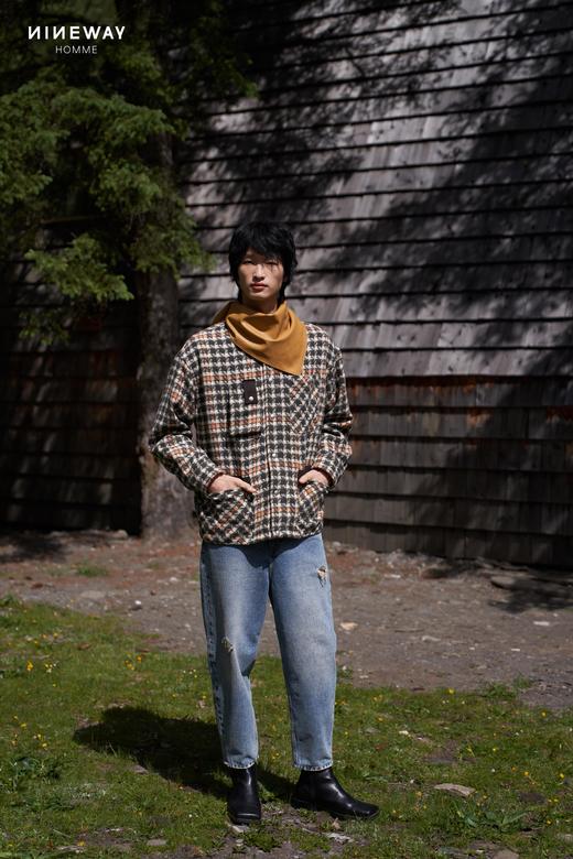 528705经典千鸟格夹克 商品图4