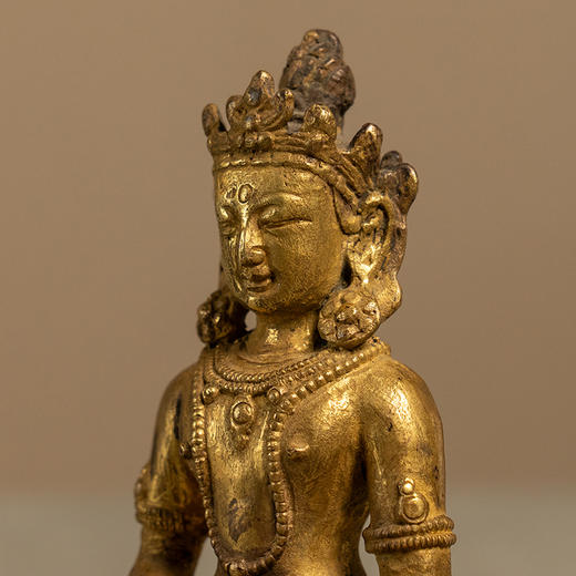 清 铜鎏金无量寿佛 商品图2