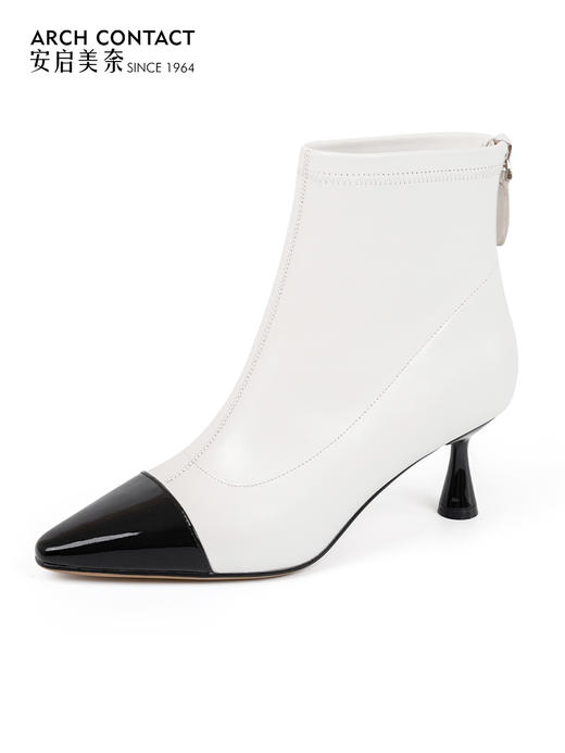 ARCHCONTACT安启美奈时尚气质尖头百搭弹力瘦瘦靴52871 商品图2