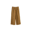 绽放876朵/咖啡色复古文艺灯芯绒脚口可收紧猪鼻扣宽松休闲阔腿裤 商品缩略图3