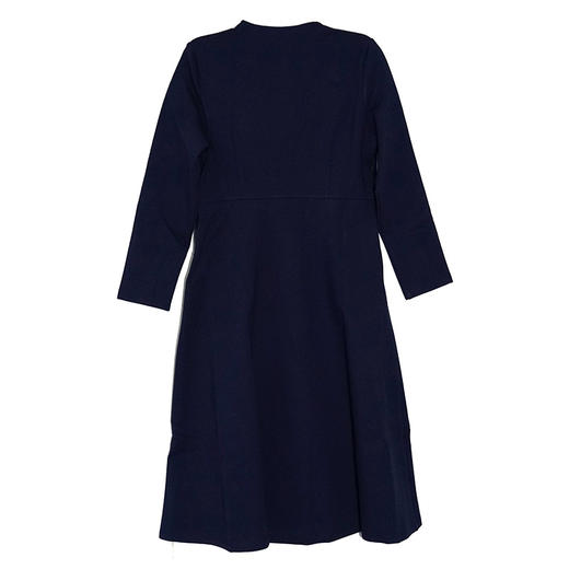 VIVIAN LIU薇薇安刘 R2357402 秋女装新款V领收腰中长款连衣裙 商品图1