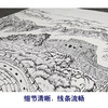【大彩图】横幅工笔画白描底稿《长城》临摹勾线山水线稿FS05 商品缩略图4