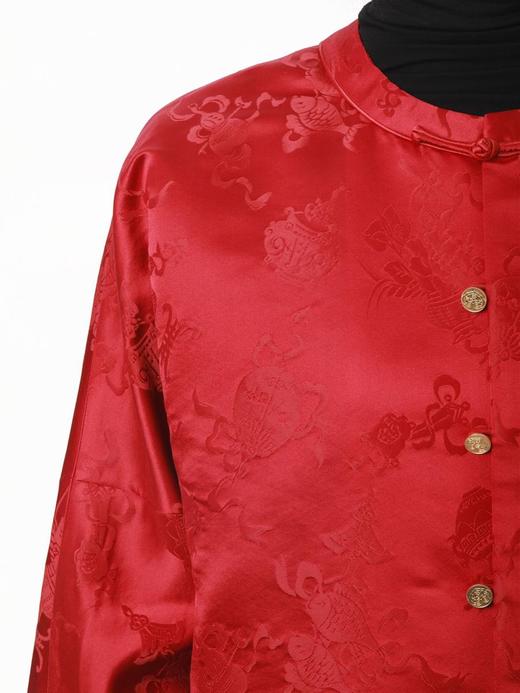 微瑕秒杀|  盛唐牡丹 |真丝花蕾缎女外套[特价品]](特殊商品不退不换) 商品图10