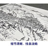 【大彩图】吴广横幅工笔画白描底稿《神州尽在彩霞中》临摹勾线山水线稿FS02 商品缩略图4