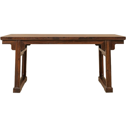 清 红木夹头榫刀牙板带托泥大画案 商品图5