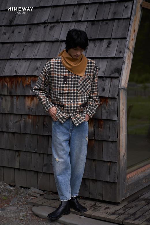 528705经典千鸟格夹克 商品图3
