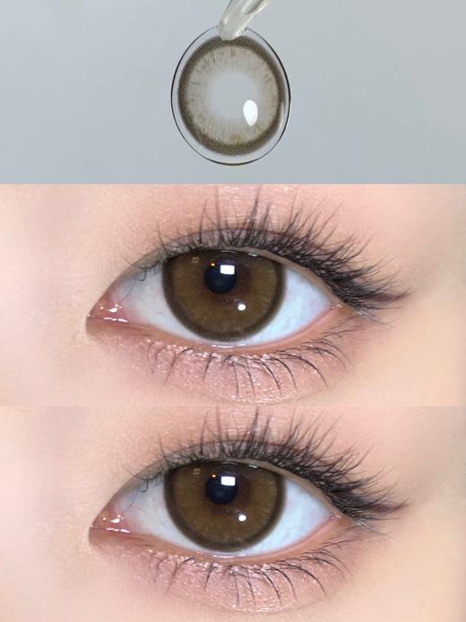 con4u 在逃猫咪 棕 含硅水凝胶 年抛 有同款日抛 商品图0