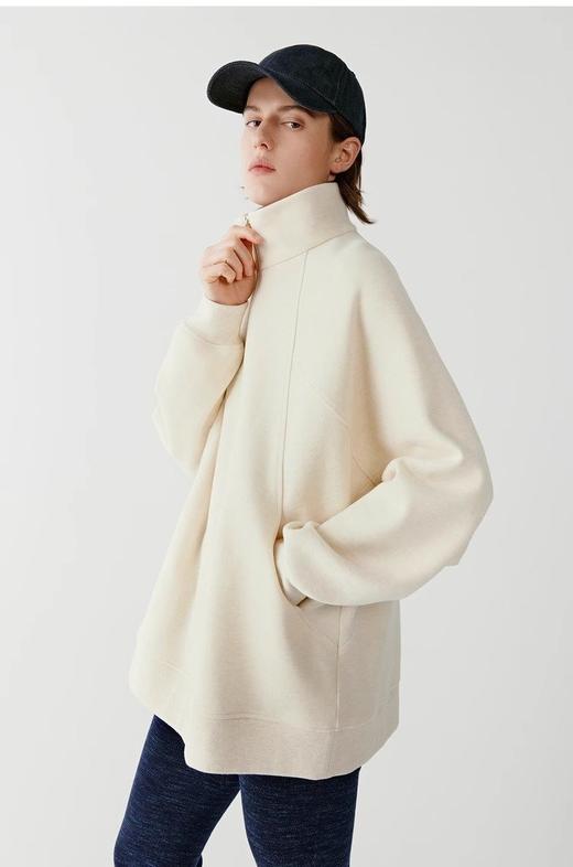 【高品质私服】【小禾同款保棉牦牛绒针织小立领拉链卫衣】落肩版型设计，小慵懒小时髦，柔软亲肤，打造年轻感时髦造型【无标出货 介意慎拍】 商品图9