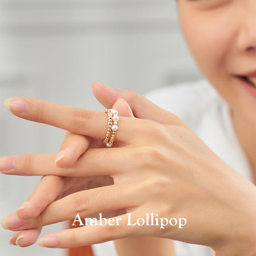 Amber Lollipop安铂洛利新品珍珠戒指手链 商品图2