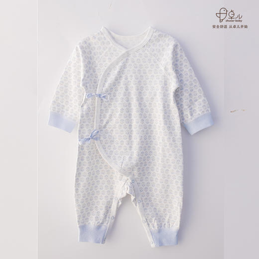 【春秋贴身连体衣】卓儿宝宝打底衫纯棉家居服婴儿衣服 适合0-6个月 商品图1