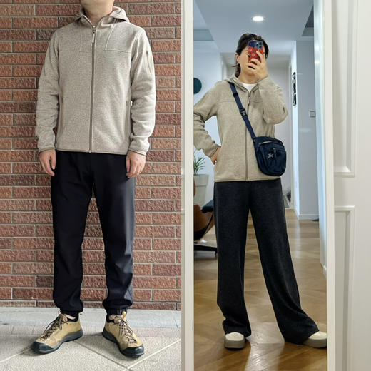 自留狂推--鸟家｜户外防风拉链连帽抓绒卫衣外套【包邮/预售五天】 商品图6