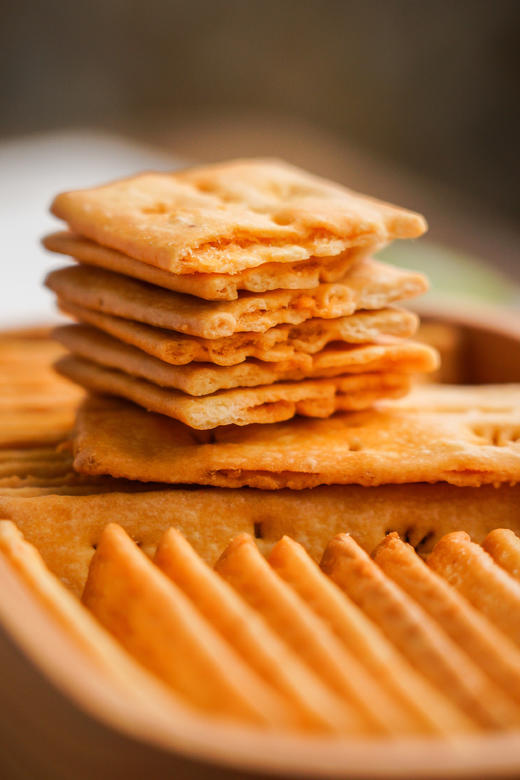 //【一方云拾蟹黄肉松双层脆】无法拒绝❗终于找到这种饼干！又薄又脆还有夹心！蟹黄肉松≥8.5% 真材实料看得见！ 商品图7