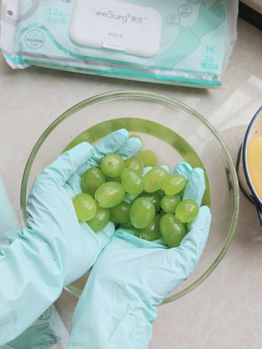 【秉秀丁腈手套】🧤呵护你的双手👐食品级材质🍤烹饪料理、吃东西、做家务都可以安心使用💕用过这款，你会发现其他手套都是将就‼️‼️  商品图1