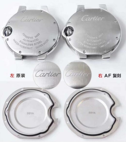 揭秘AF厂33MM直径的卡地亚蓝气球和原装正品对比区别大吗？复刻手表一比一手表n厂c厂zf厂vs厂clean厂noob厂广州手表测评 商品图7
