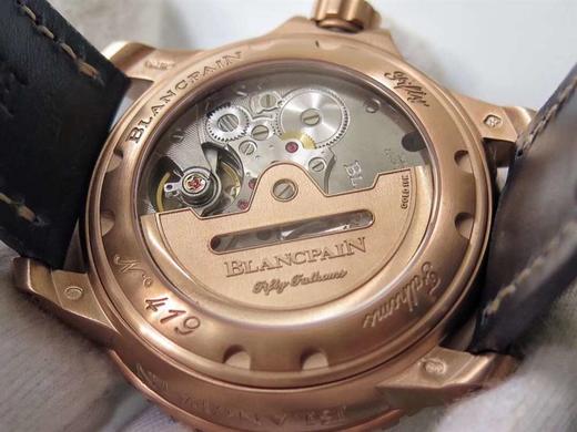 ZF厂宝珀五十噚5015玫瑰金版本复刻手表一比一手表n厂c厂zf厂vs厂clean厂noob厂广州手表测评 商品图3