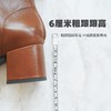 花花团秋冬皮靴篙端定制——意大利🇮🇹进口小羊皮 里外筌羊皮JI致柔软弹力包容脚背脚型 鞋楦秀气显瘦 6cm粗跟中高跟短靴 秋冬优雅女士BI备款短皮靴！ 商品缩略图7