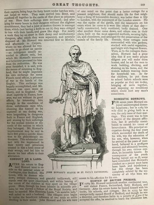 1890年 伟大思想 百余幅插图 漆布精装16开 商品图4