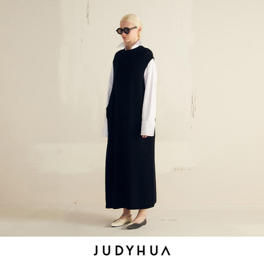 JUDYHUA 针织长背心 商品图5