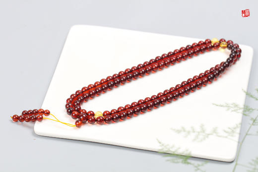 血珀珠串，珠径8mm，108珠 商品图2