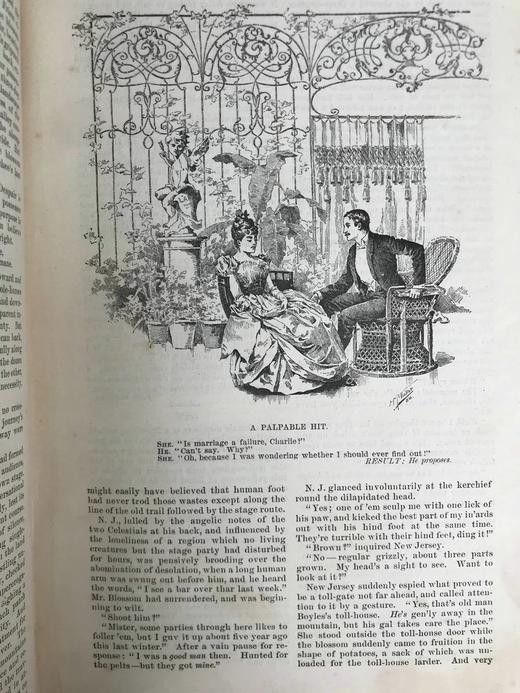 1889年6月-12月 哈泼斯杂志 数百幅插图 精装18开 商品图13