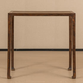 清 黄花梨马蹄腿四面平香几