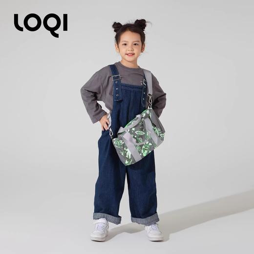 德国LOQI 反光系列 时尚艺术环保袋 轻便折叠安全时尚防泼水抽绳收纳 商品图4