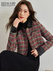 【年货节】熙世界彩色粗花呢小香风短外套小个子秋冬夹棉气质法式名媛上衣 商品缩略图0