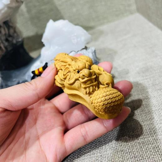 祥龙（点睛款）°黄杨木挂件/手把件 商品图2