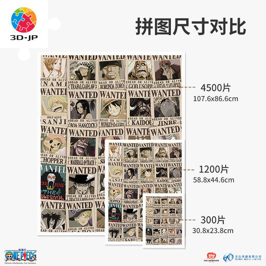 心选定制 H3423 ONE PIECE-通缉令集结 商品图3