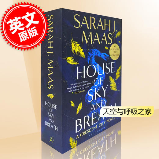 天空与呼吸之家 Sarah J Maas 新月都市系列第二部 英文原版 House of Sky and Breath 商品图0