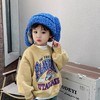 亲子款时尚毛线帽韩系超长兔耳儿童护耳帽女冬保暖潮品出游套头帽 商品缩略图5
