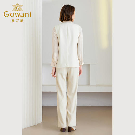 乔万尼马甲女新款绵羊毛粗花呢小香风气质ET4H891 商品图4