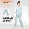 【乐刻甄选】MOLY VIVI奶皮运动长裤 商品缩略图0