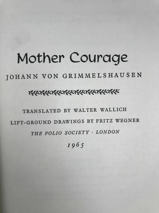 格里美尔豪森《勇气妈妈》（1967） 约30幅插图 精装大32开 商品图2