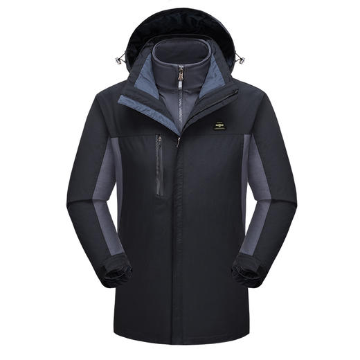 自由基地2023新款秋冬男女软壳内胆热封冲锋衣加厚内胆防风外套 NMJ-2009 商品图4