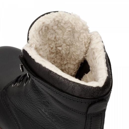 断码特价40码——西班牙原产男士皮棉靴黑色PAC2(高品质纯天然棉花内衬) 商品图3