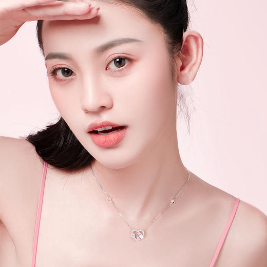 【心动同频项链】Fanci范琦s925银女生时尚小众设计锁骨链生日礼物送女友 商品图4
