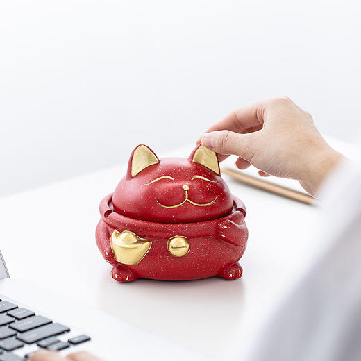 烟灰缸ins高颜值带盖防飞灰家用客厅茶几网红2021款办公室烟缸 商品图2