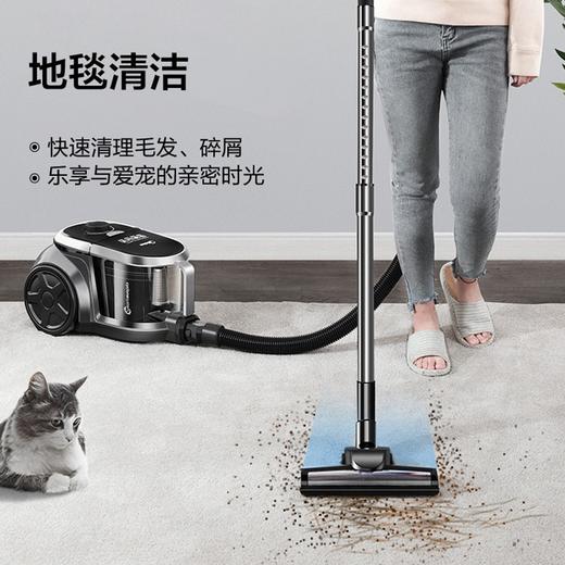 美的（Midea）吸尘器 家用手持大功率C7 卧式吸尘器 无耗材大功率除螨 黑色 商品图3