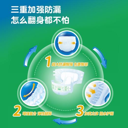 可靠夜用加强型成人纸尿裤男女老人尿不湿加厚S/M/L/XL整箱60片 商品图3
