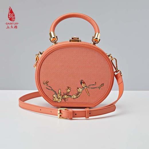 SAINTJOY/上久楷 宋锦女式拎包   双鹊报喜   BWS23A0401 商品图9