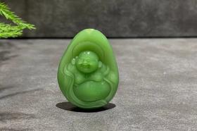 【御珠宫坊】碧玉佛挂件