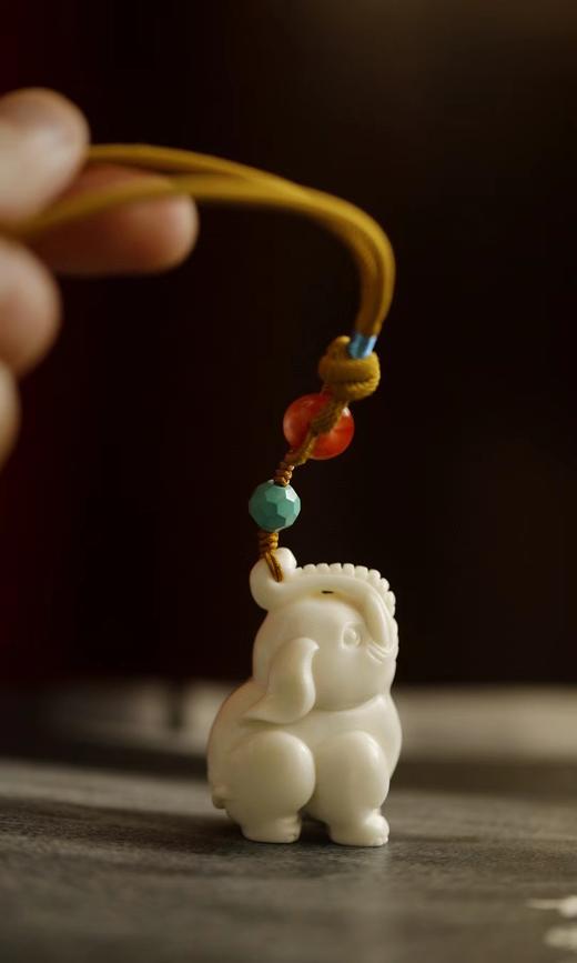 吉象°鹿角手把件挂件 商品图3