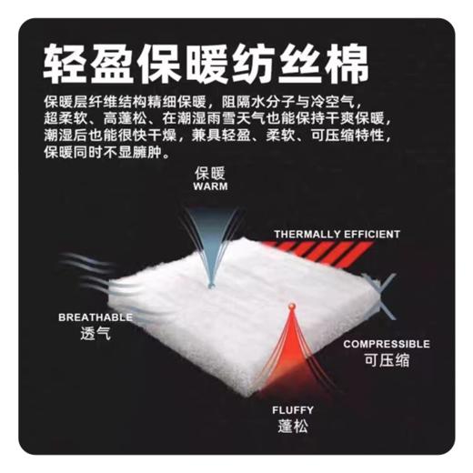 的幸*卡尔美联名男女款冬装保暖外套加厚连帽长款羽绒服棉服防寒 商品图1